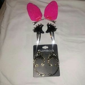 4 pair of wolf/ cat/fox/elf ears!